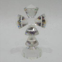 Oleg Cassini Diamond Cut Crystal Glass Cross