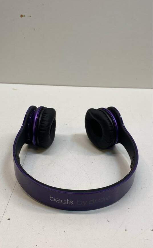Beats By Dr. Dre Original Wired Purple Headphones SOLO HD with Case image number 4
