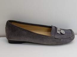 Michael Kors Women's Hamilton Grey Suede Loafers 6M