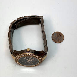 Designer Fossil Stella ES-2955 Two Tone Clear Rhinestone Analog Wristwatch alternative image