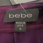 Bebe Women Purple Satin Skirt Sz8 NWT image number 3