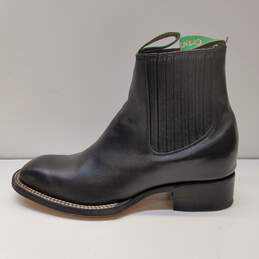 Cristeros Black Square Toe Boots Size 6.5 Women's alternative image