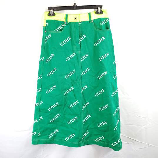 Goodboy Women Green Logo Print Skirt OS image number 3
