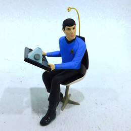 Hallmark Keepsake Star Trek Ornament Lot of 3 Spock Commander Riker & Data IOB alternative image