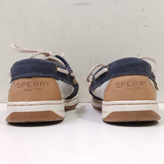 Sperry Top-Sider Women's Blue Leather Boat Shoes Size 7.5M image number 4
