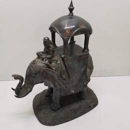 Maitland Smith Brass Elephant Sculpture Made in Thailand