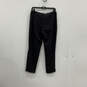 Womens Black Pleated Front Pockets Straight Leg Side Zip Ankle Pants Size 4 image number 2