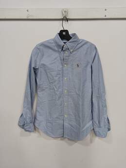 Ralph Lauren Men's Blue Button-Up Shirt Size S with Tags