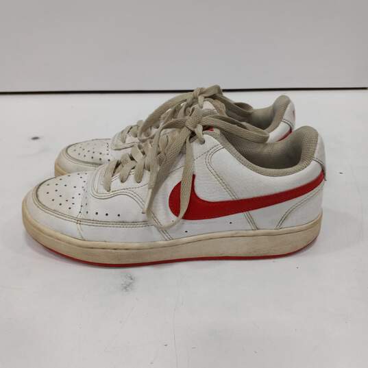 Nike Women's Court Vision Red/White Athletic Sneakers-8.5 image number 3