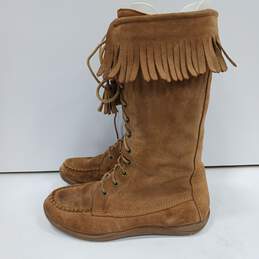 Women's Brown L.L. Bean Leather Boots Size 8.5