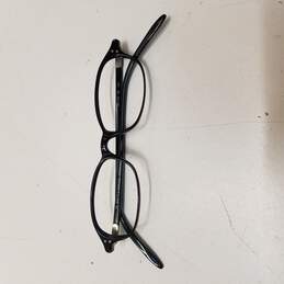 Dolce & Gabbana Black Oval Eyeglasses