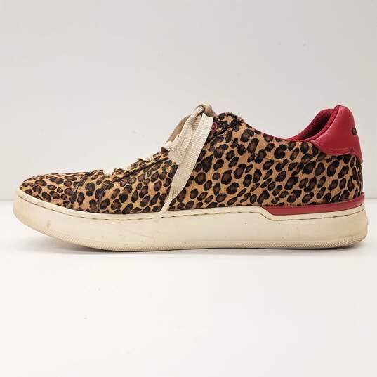 Coach Lowline Luxe Leopard Print Low Top Casual Sneaker Women's Size 8.5B image number 3