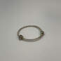 Designer Pandora 925 ALE Sterling Silver Snake Chain Bracelet w/ Charm image number 2