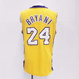 Adidas Men's L..A. Lakers Bryant #24 Gold Jersey Sz. M alternative image