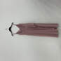 Womens Pink Pleated V-Neck Ruffle Sleeveless Back Zip Maxi Dress Size 12 image number 1