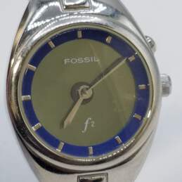 Vintage Fossil Classic f2 23mm Case Stainless Steel Ladies Quartz Watch