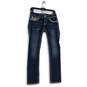 Rock Revival Womens Blue Denim Medium Wash 5-Pocket Design Skinny Jeans Size 27 image number 1