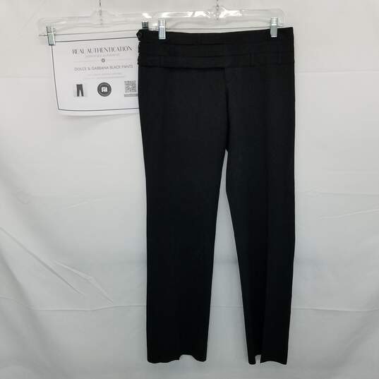 AUTHENTICATED Dolce & Gabbana Black Pants image number 1