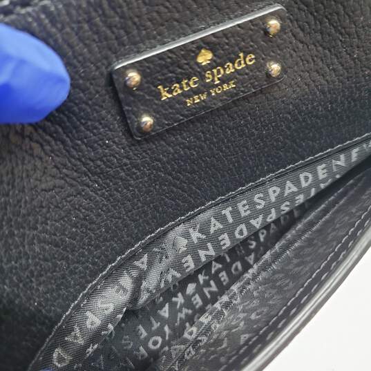 Kate Spade Black Leather Crossbody Bag Purse image number 4
