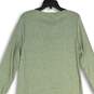 NWT Womens Mint Luxespun Long Sleeve Side Ruched Slit Sweater Dress Size L image number 4