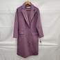 NWT Free People WM's Wool & Polyester Blend Lavender Button Overcoat Size XS image number 1
