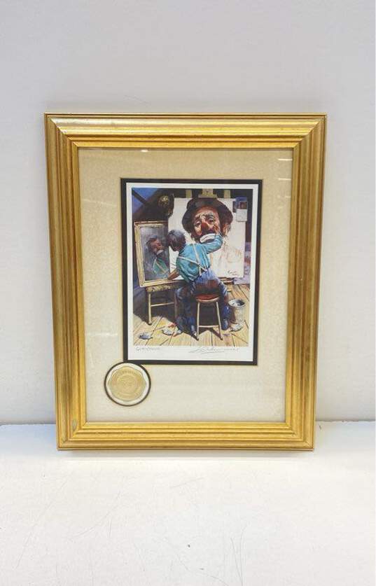 Emmett Kelly Original Circus Collection Self Portrait by Barry Leighton Jones image number 1