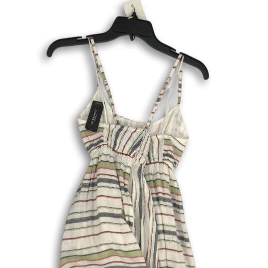 NWT Liverpool Womens Multicolor Striped Sleeveless Maxi Dress Size XS image number 4