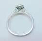 10K White Gold 0.22 CTTW Diamond Engagement Ring 2.4g image number 3