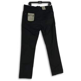 NWT Alexander Julian Colours Mens Black Dark Wash Straight Leg Jeans Size 34X32 alternative image