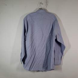 Mens Check Tailored Fit Long Sleeve Collared Dress Shirt Size 17.5-35 alternative image