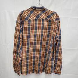 VTG Patagonia MN's Organic Cotton Plaid Flannel Long Sleeve Shirt Size L