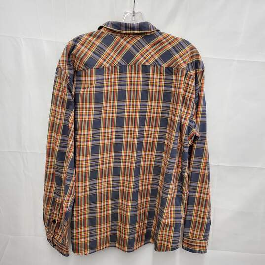 VTG Patagonia MN's Organic Cotton Plaid Flannel Long Sleeve Shirt Size L image number 1