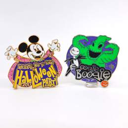 Collectible Disney Mickey Mouse Nightmare Before Christmas Character Enamel Trading Pins 59.7g alternative image