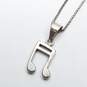 Sterling Silver Crystal Dangle Earring + Necklace + Bracelet Bundle 4 Pcs 13.9g image number 8