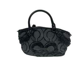 Sophia Madison Graphite Sequins Gray/Black Op Handbag Satchel Bag alternative image
