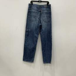 Marithe + Francois Girbaud Mens Blue Denim Medium Wash Straight Leg Jeans Sz 34M alternative image