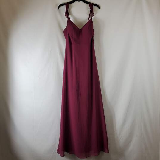 Azazie Women's Purple Maxi Dress SZ A8 image number 1