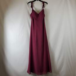 Azazie Women's Purple Maxi Dress SZ A8