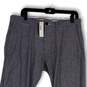 NWT Mens Blue Flat Front Straight Leg Slash Pocket Chino Pants Size 33x30 image number 3