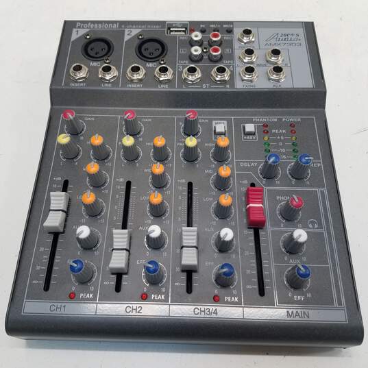 Audio2000's  AMX7303 Professional 4 Channel Mixer-NO POWER CABLE image number 1
