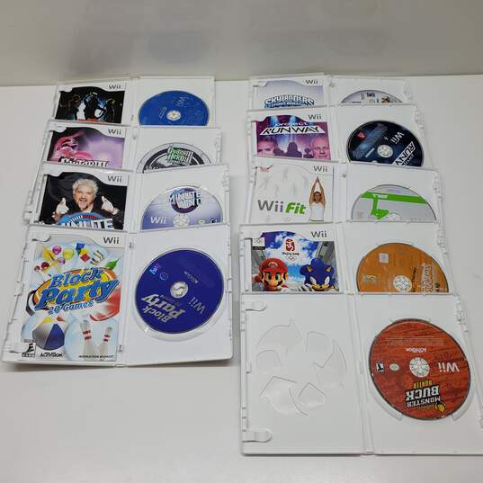 VTG. x9 Mixed Lot Untested P/R* Wii Games Music Exercise & Action DDR Hottest Party++ image number 3