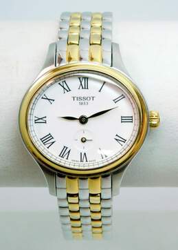 Tissot Swiss Sapphire Crystal Two Tone Women's Dress Watch 43.3g