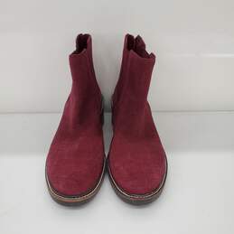 Women Vince Camuto Ankle Bootie Size-7 new (Maroon)