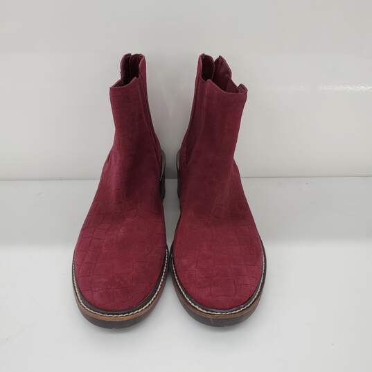 Women Vince Camuto Ankle Bootie Size-7 new (Maroon) image number 1