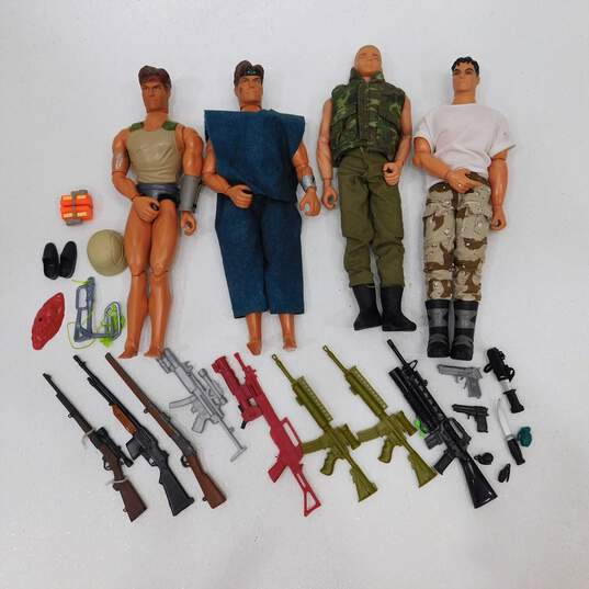 Lot of 1992 & 1994 Hasbro G.I. Joe 12 inch Action Figures W/ Accessories image number 1
