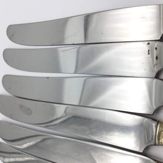 International Sterling Silver Stainless Steel Dinner Knives Bundle 6pcs 434.8g image number 3