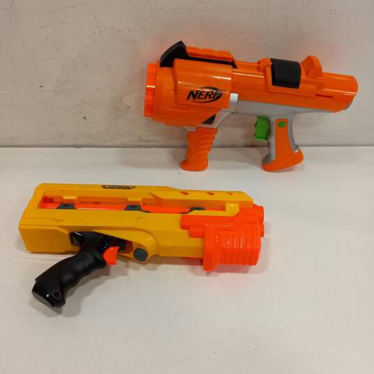 8pc Bundle of Assorted Nerf Air-Soft Guns image number 5