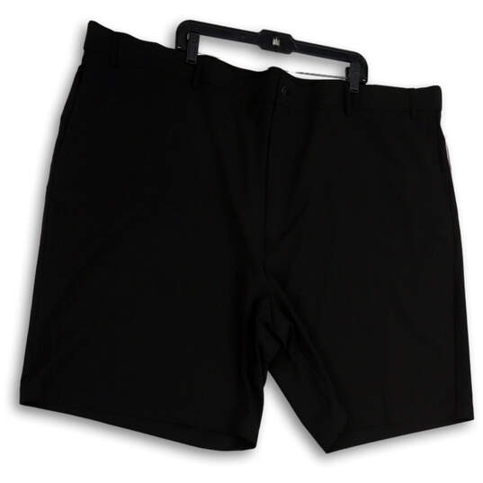 NWT Mens Black Expandable Waistband Stretch Sun Protection Chino Shorts 54 image number 1