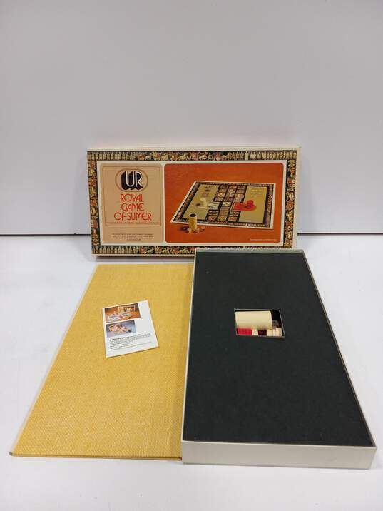 2PC Vintage Parcheesi & Royal Game of Sumer Board Games image number 4