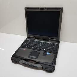 UNTESTED Gatac B300 Rugged Laptop Intel i7 CPU Red/Blac